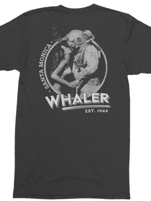 "Scuba" T-Shirt - Heather Dark Gray - Santa Monica Whaler