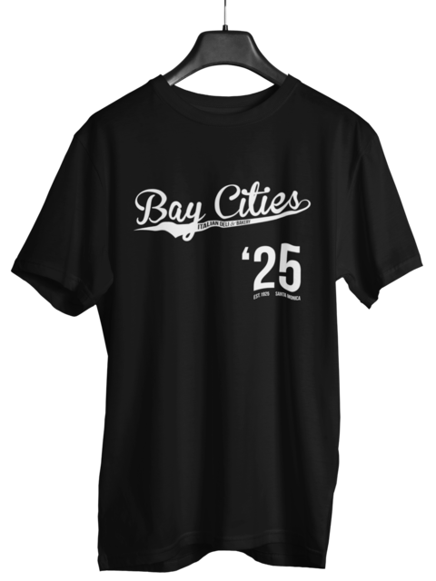 Bay Cities Deli Baseball T-Shirt - Black