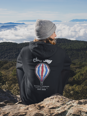 Chez Jay Classic Hot Air Balloon Pullover Hoodie