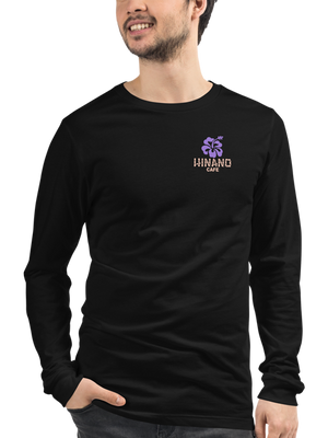 hina ロゴ ロングTシャツ Hinano - Black Long Sleeve Tee – Locality Design