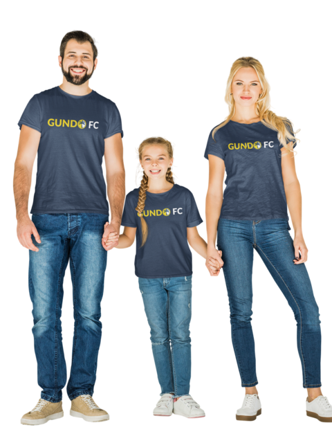 Gundo FC Navy Short Sleeve T-shirt