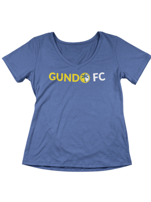 Gundo FC Women's Royal V-neck Tee