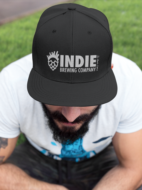 Indie Brewing Company Black Brand Logo Hat