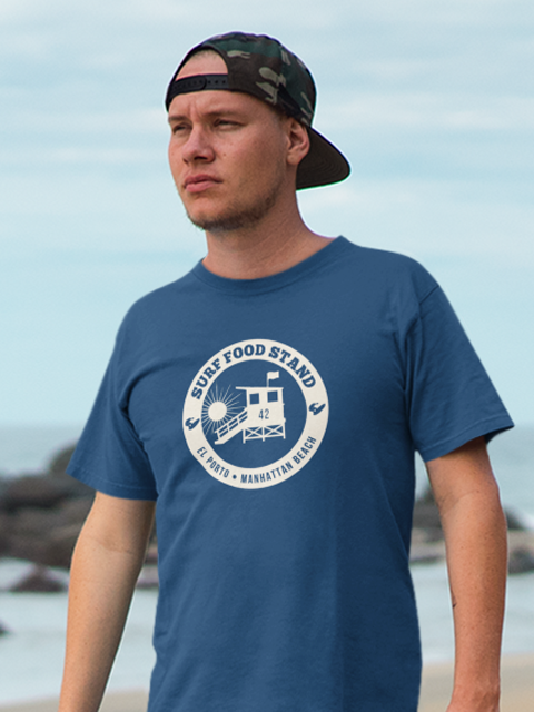 Surf Food Stand Guardstand T-Shirt