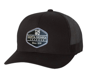Santa Monica Seafood Trucker Hat - Black