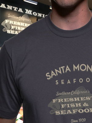 Santa Monica Seafood T-Shirt - Gray